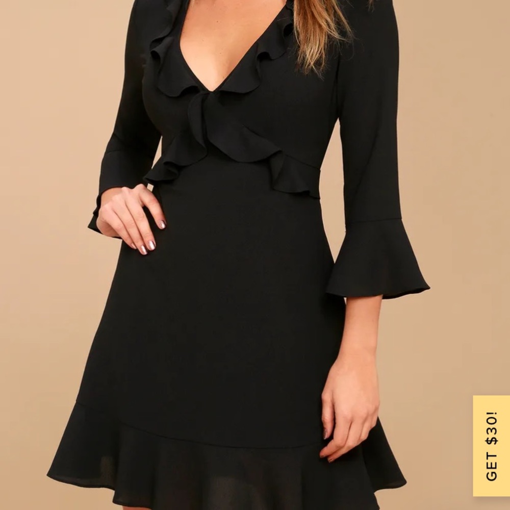 Lulus Somebody to Love Black Dress